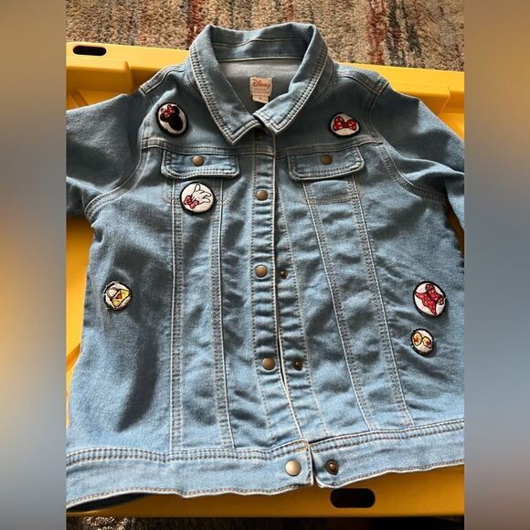 Disney Minnie Denim Jacket with Snap front closure - Picture 7 of 8